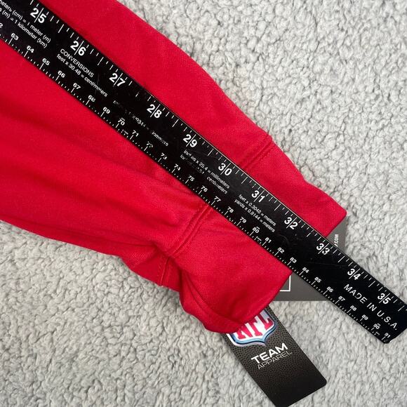 New Era NFL Men's Atlanta Falcons X-Large Red Safety Performance Fleece Hoodie - Picture 12 of 14